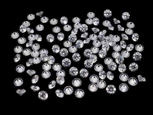 Cubic Zirconia AAA Lose Stein Rund Facettiert 3x3mm 20 Stück