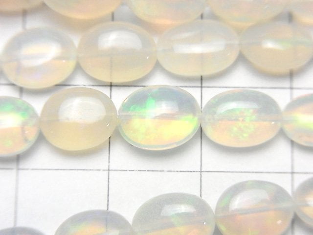 高品質水蛋白石AAA- 橢圓形半串或一串珠子 (約17英寸/42厘米)