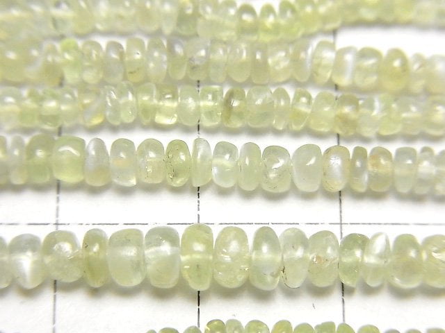 高品質金綠寶石貓眼AA+算盤珠 半串或一串 (約17英吋/42公分)