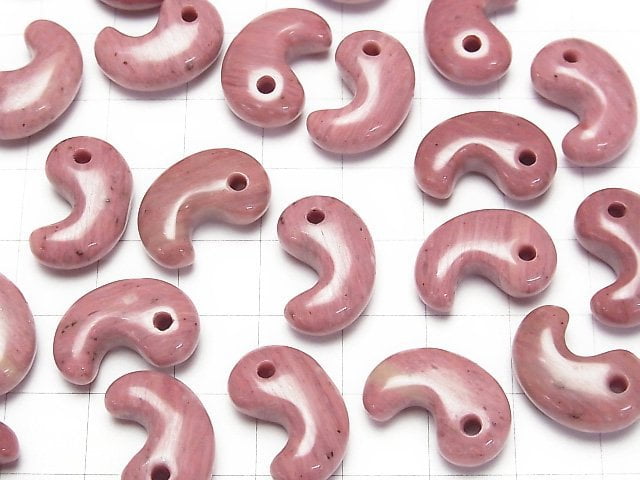 Siliziumschiefer AAA- Komma-förmige Perle 18x12mm 3Stk