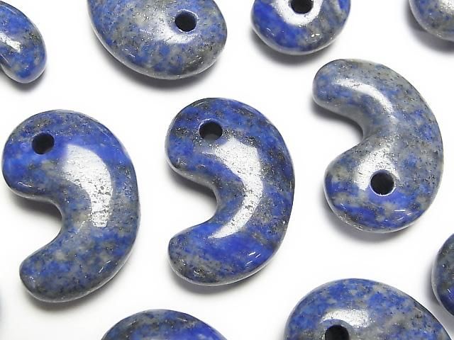 青金石 AA 逗號形珠 30x20mm 1顆