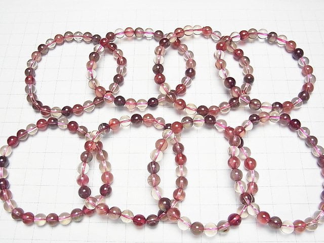 Hochwertige tibetische Andesin AAA Rund 7 mm Armband