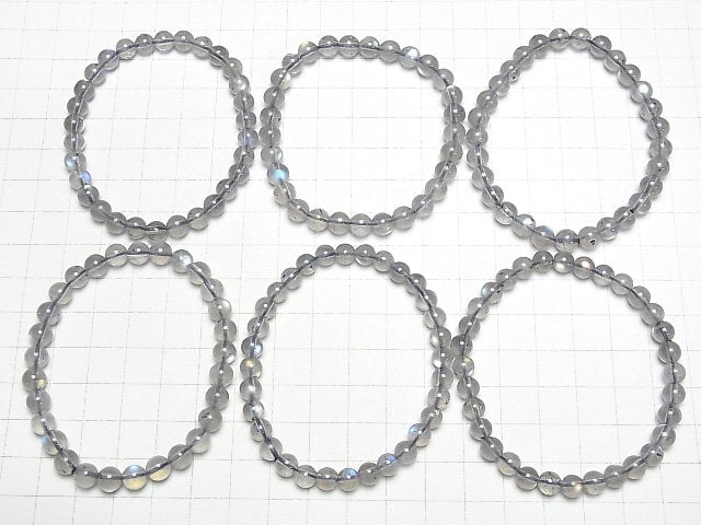Labradorit AAA- Runde 6mm Armband