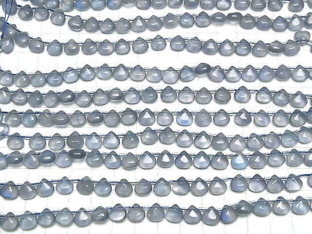 Blaugrüner Fluorit AA++ Kastanie (glatt) 8x8mm 1 Strang Perlen (ca. 7 Zoll/19 cm)