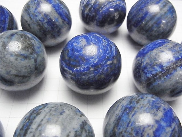 Lapislazuli AA Kugel, Rund 40mm 1 Stück