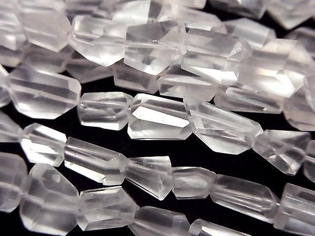 高品質粉晶 AAA - 刻面塊狀半串或一串珠子 (約 7 英吋/18 公分)