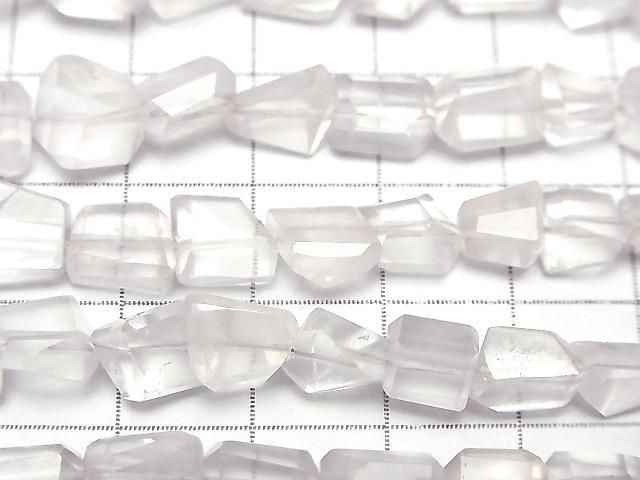 高品質粉晶 AAA - 刻面塊狀半串或一串珠子 (約 7 英吋/18 公分)