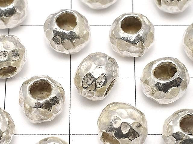 純銀圓珠 7.5x7.5x6mm 2顆