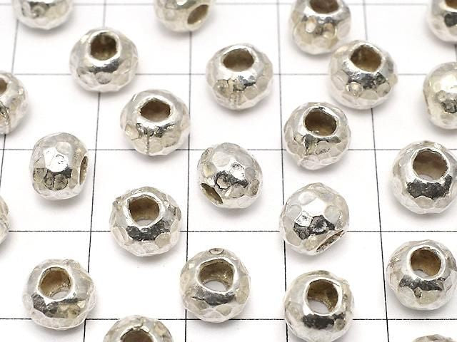 純銀圓珠 7.5x7.5x6mm 2顆