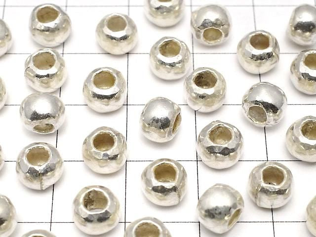 Karen Silver Rondelle 7x7x5.5mm 1pc