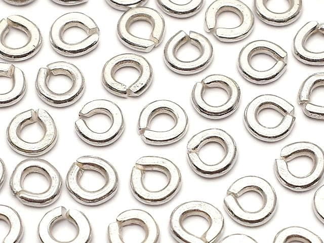 Karen Silver Rondelle 5x5x1mm 10pcs