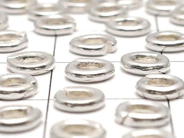 Karen Silver Rondelle 5x5x1mm 10pcs