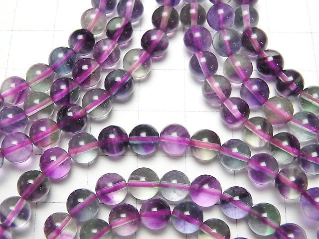 Multicolor Fluorit AAA Rund 6mm Armband