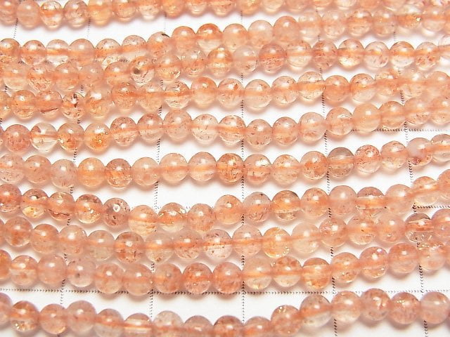 太陽石 AA++ 圓珠 3.5mm 一串 (約15英吋/37公分)