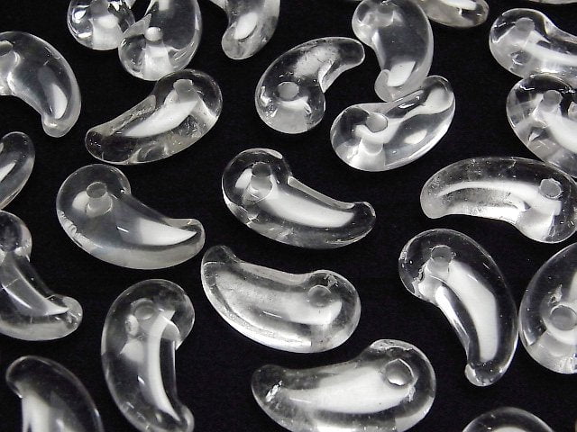 Kristall AAA- Komma-förmige Perle 25x14mm 1 Stück