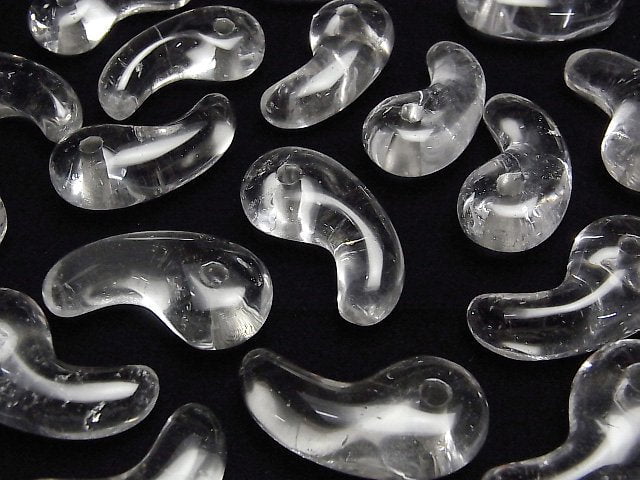 Kristall AAA- Komma-förmige Perle 35x18mm 1 Stück