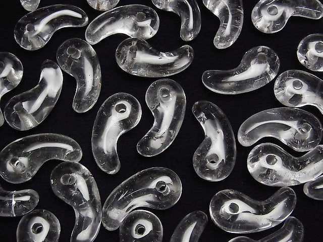 Kristall AAA- Komma-förmige Perle 35x18mm 1 Stück