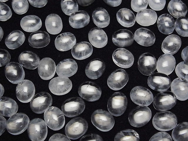 Engel Leiter Quarz Ovaler Cabochon 10x8mm 1 Stück