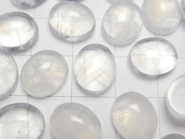 天使階梯石英橢圓蛋面 12x10mm 1顆