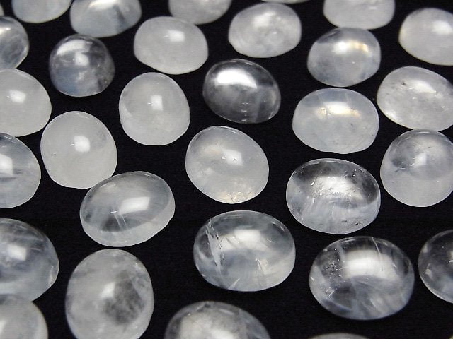 Engel Leiter Quarz Ovaler Cabochon 12x10mm 1 Stück