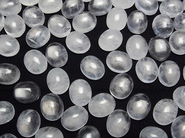 Engel Leiter Quarz Ovaler Cabochon 12x10mm 1 Stück