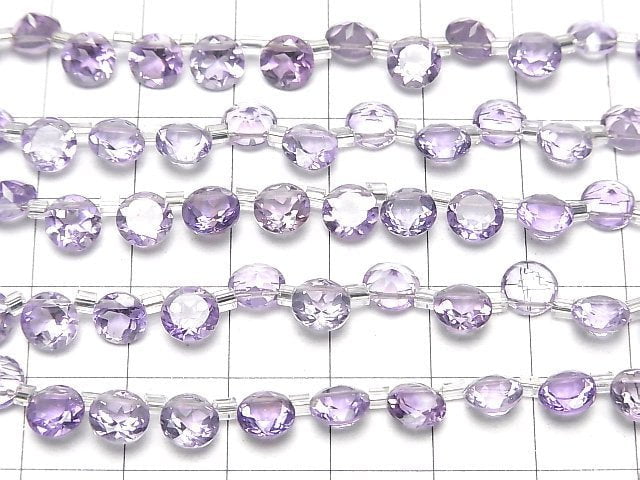High Quality Amethyst AAA Round Faceted 6x6mm half or 1strand beads (26pcs)