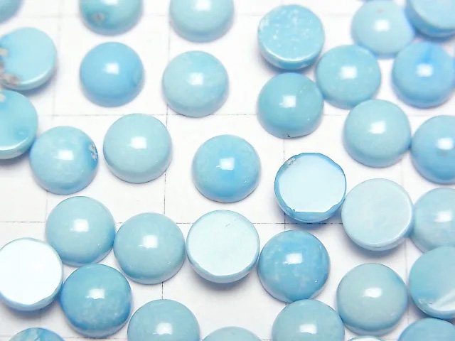土耳其石 AA++ 圓形蛋面 6x6mm 1顆