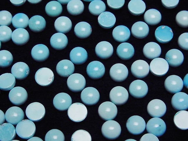 Türkis AA++ Rund Cabochon 6x6mm 1 Stück