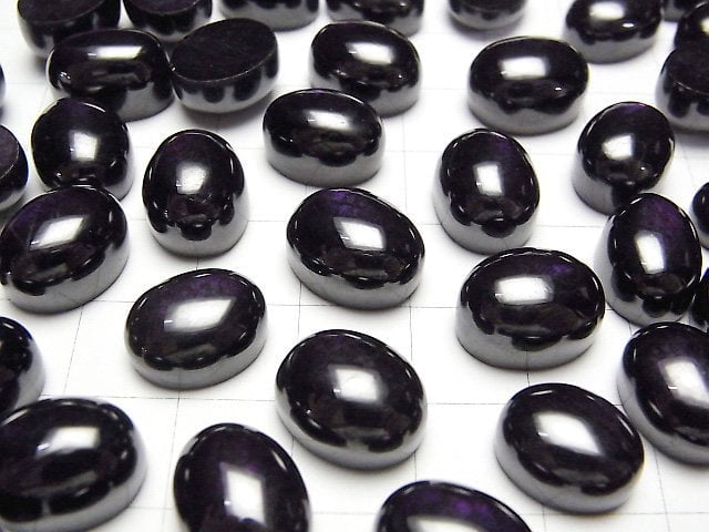 Purplite Stichtit Ovaler Cabochon 12-13mm 1 Stück