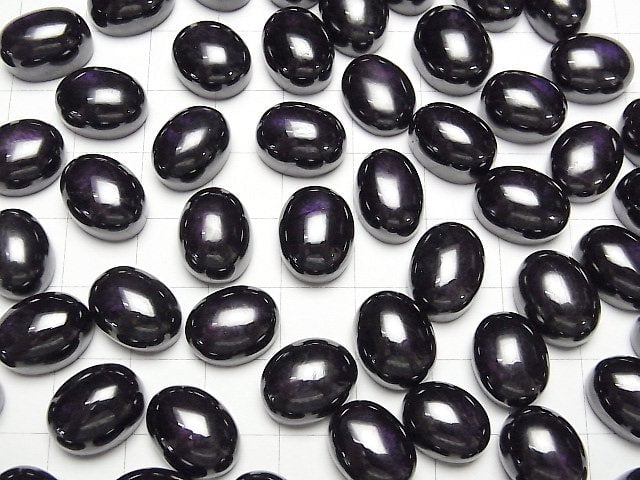 Purplite Stichtit Ovaler Cabochon 12-13mm 1 Stück