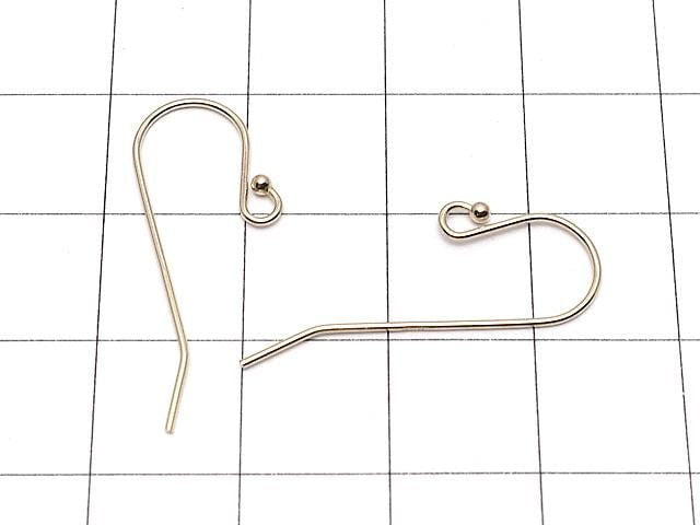 14KGF Earwire 27x12mm 1 pair (2 pieces)