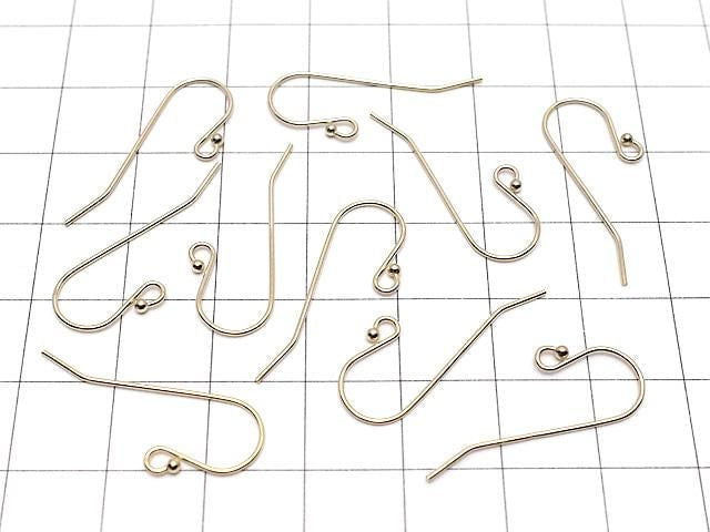 14KGF Earwire 27x12mm 1 pair (2 pieces)