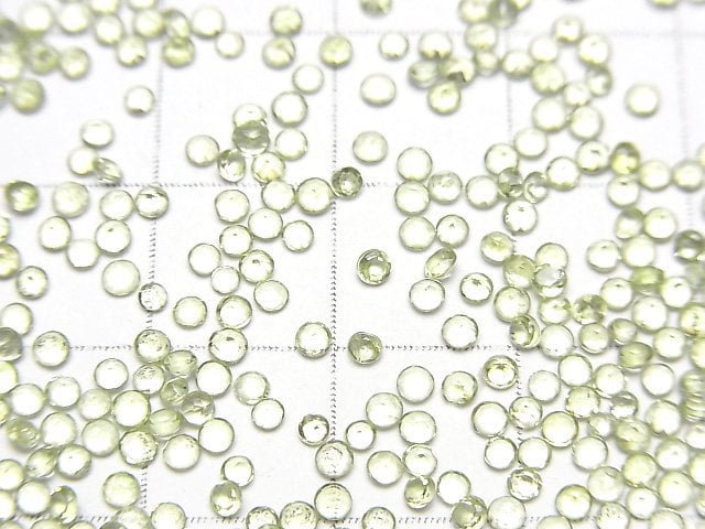 Hochwertiger Peridot AAA Lose Stein Rund Facettiert 2x2mm 10 Stück