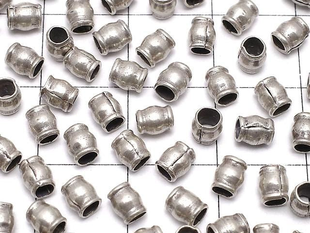 Karen 純銀花紋扁珠 4x3.5x3.5mm 5顆