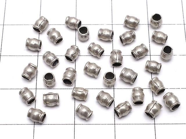 Karen 純銀花紋扁珠 4x3.5x3.5mm 5顆