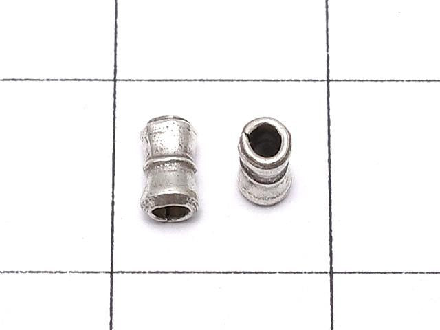 Rondelle en Argent Karen (Tube) 4.5x2x2mm 10 pièces
