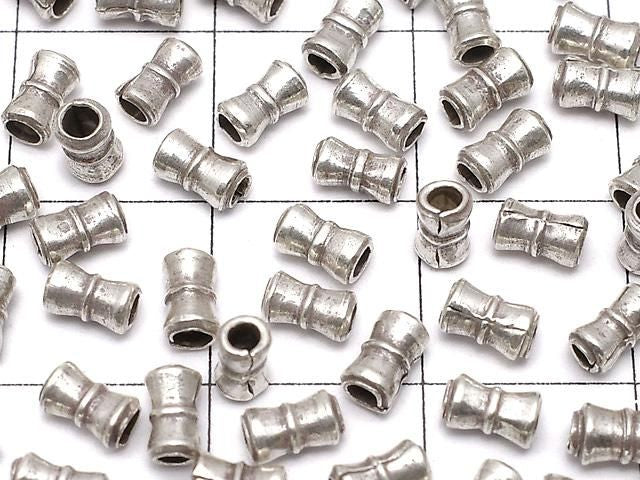 Karen Silber Rondelle (Röhre) 4.5x2x2mm 10 Stück