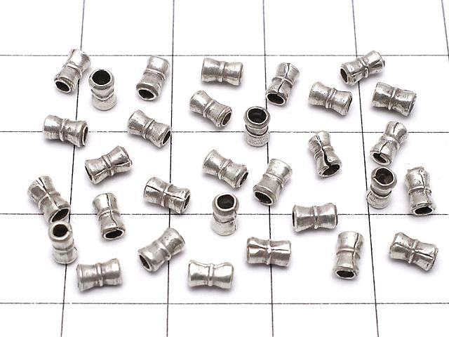 Karen Silber Rondelle (Röhre) 4.5x2x2mm 10 Stück