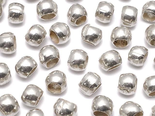 Karen Silver Rondelle 4x4x3mm 5pcs
