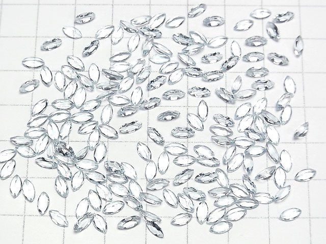Hochwertiger Aquamarin AAA lose Stein Marquise facettiert 6x3mm 3Stk