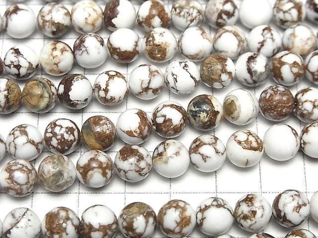 野馬圓珠8mm 1串 (約7英吋/18公分)