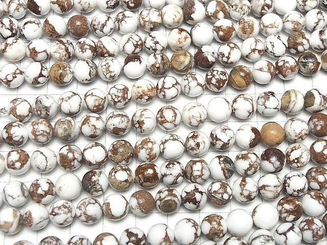 野馬圓珠8mm 1串 (約7英吋/18公分)