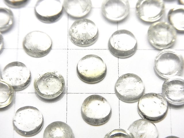 高品質利比亞沙漠玻璃 AAA 級 - 圓形蛋面切工 6x6mm 1顆