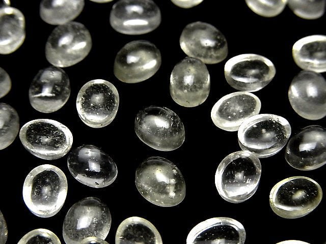 High Quality Libyan Desert Glass AAA- Oval Cabochon 8x6mm 1pc