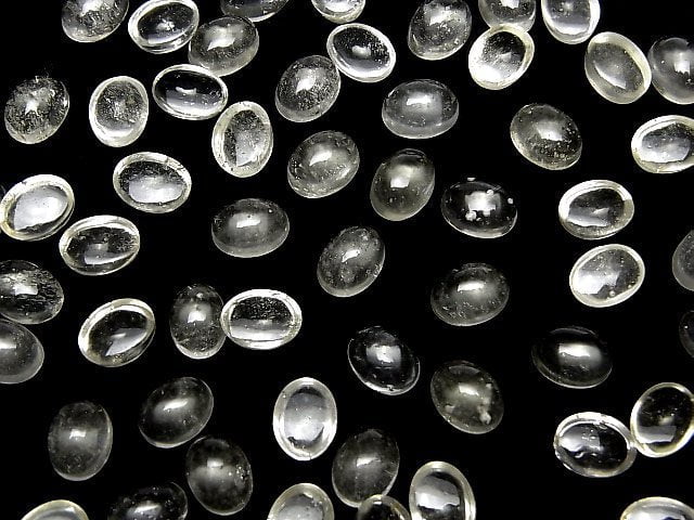 High Quality Libyan Desert Glass AAA- Oval Cabochon 8x6mm 1pc