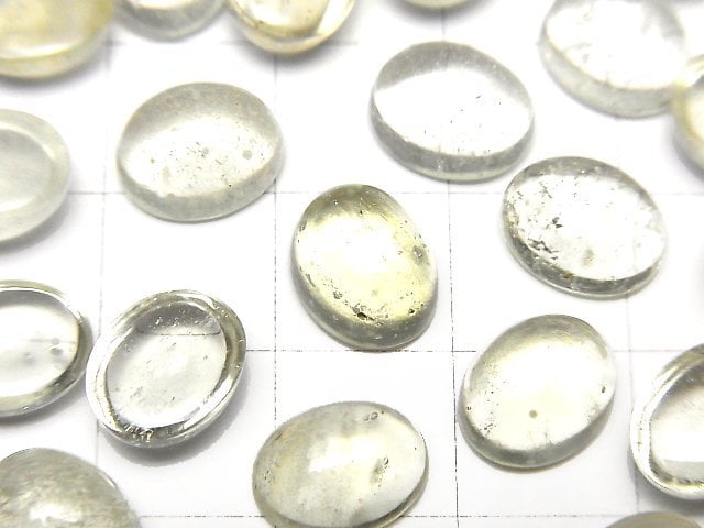 高品質利比亞沙漠玻璃 AAA 橢圓形素面蛋面 10x8mm 1顆