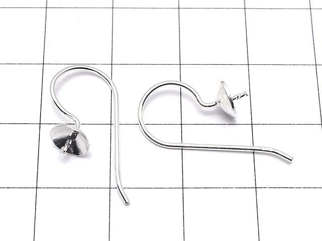 Silver 925 Earwire 23x10mm with eyelet (1 pair)
