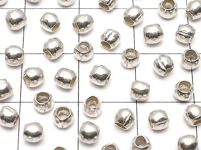 Karen Silver Rondelle (Tube) 3.5x3.5x3mm 10pcs