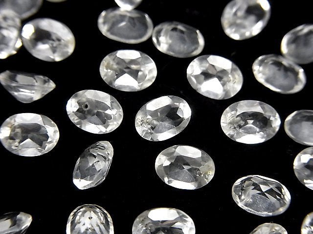Hochwertiger Kristall AAA- oval facettiert 8x6mm 1/4 oder 1 Strang Perlen (ca. 5 Zoll/12 cm)