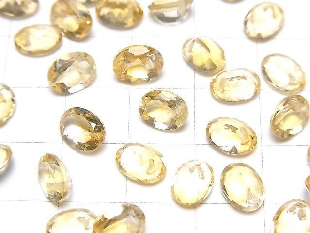 Hochwertiger Citrin AAA oval facettiert 8x6mm 1/4 oder 1Strang Perlen (ca. 5 Zoll/12 cm)